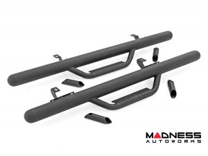 Jeep Wrangler JL Side Steps - Nerf Steps - Rough Country - 2 Door Jeep Wrangler JL Side Steps - Nerf Steps - Rough Country - 2 Door